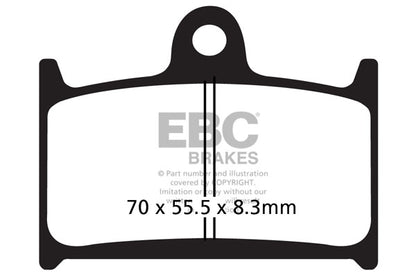 Brakes - FA236HH Fully Sintered  - EBC (2 Set Front)