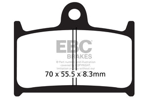 Brakes - FA236HH Fully Sintered  - EBC (2 Set Front)