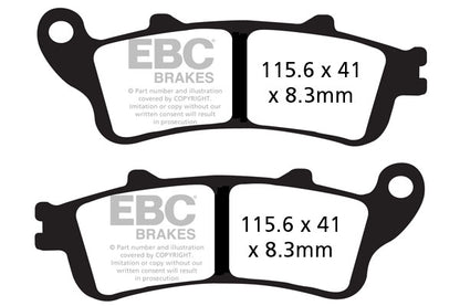 Brakes - FA261HH Fully Sintered  - EBC (Front)