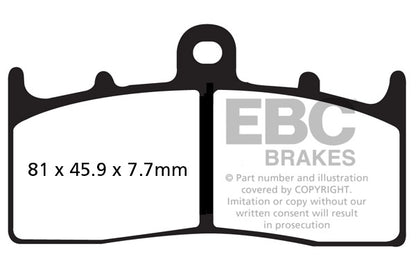 Brakes - FA294HH Fully Sintered  - EBC