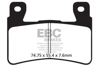 Brakes - FA296HH Fully Sintered  - EBC (Front)