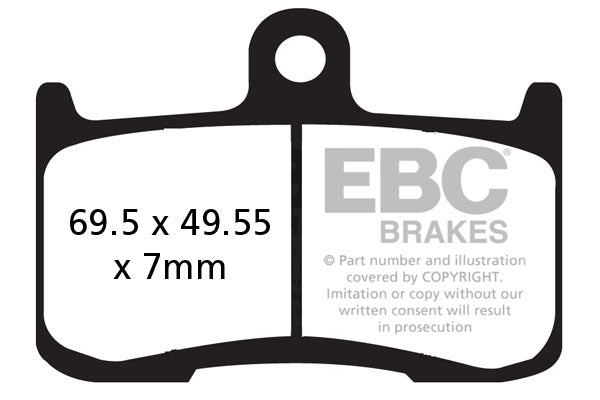 Brakes - FA347HH Fully Sintered- EBC