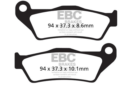 Brakes - FA363HH Fully Sintered (Rear) - EBC
