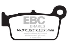 Brakes - MXS367 Motocross Race - EBC (Rear)