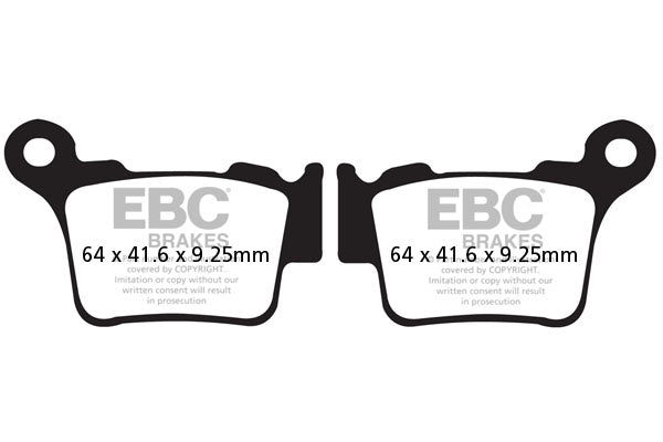 Brakes - Sintered FA368R - EBC (Rear)