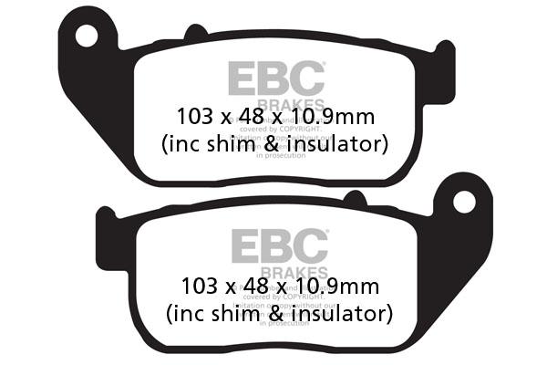 Brakes - FA381 Organic - EBC (front)