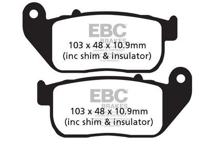 Brakes - FA381 Organic - EBC (front)