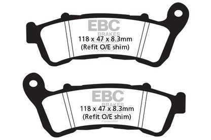 Brakes - FA388HH Fully Sintered - EBC (Front)