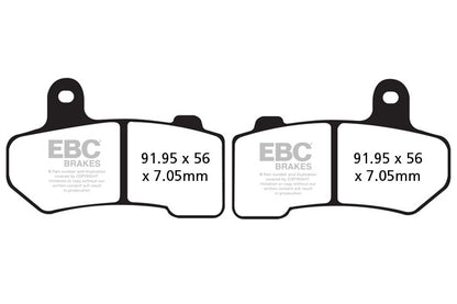 Brakes - FA409HH Fully Sintered - EBC (Front)