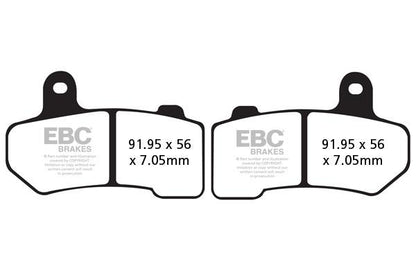 Brakes - FA409VLD Semi Sintered - EBC