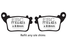 Brakes - FA436HH Fully Sintered - EBC (Rear)