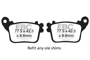 Brakes - FA436HH Fully Sintered - EBC (Rear)