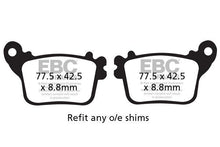 Brakes - FA436 Organic - EBC (Rear)