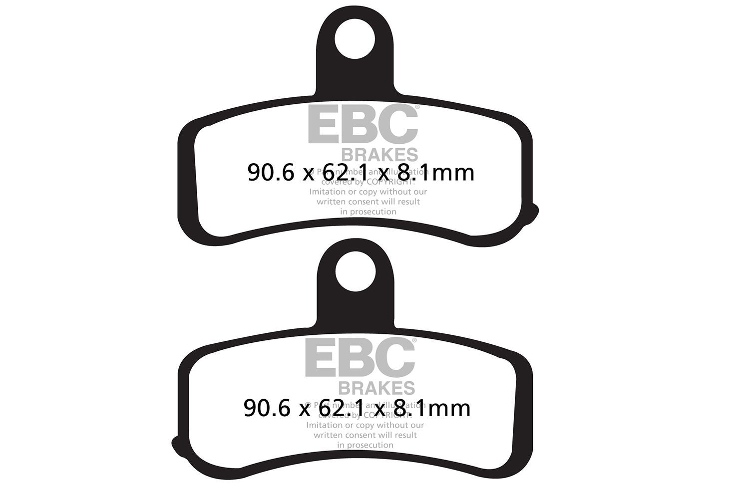 Brakes - EPFA457HH Extreme Pro - EBC (Per Rotor)