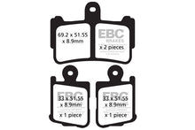 Brakes - FA499/4HH Fully Sintered  - EBC (Front)
