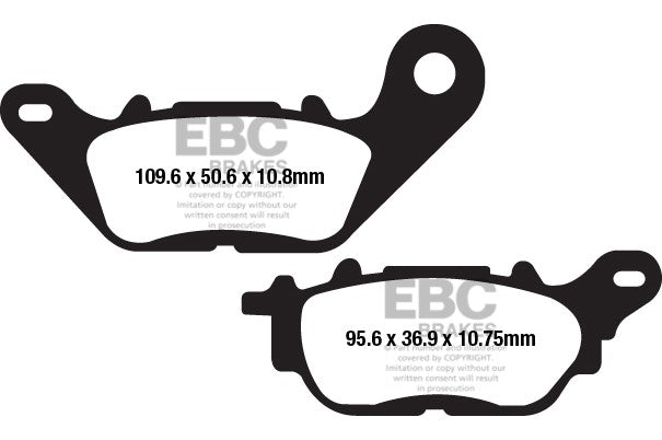 Brakes - FA662 Organic - EBC (Rear)