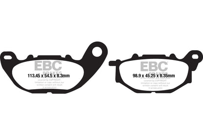 Brakes - FA663HH Fully Sintered - EBC (Front)