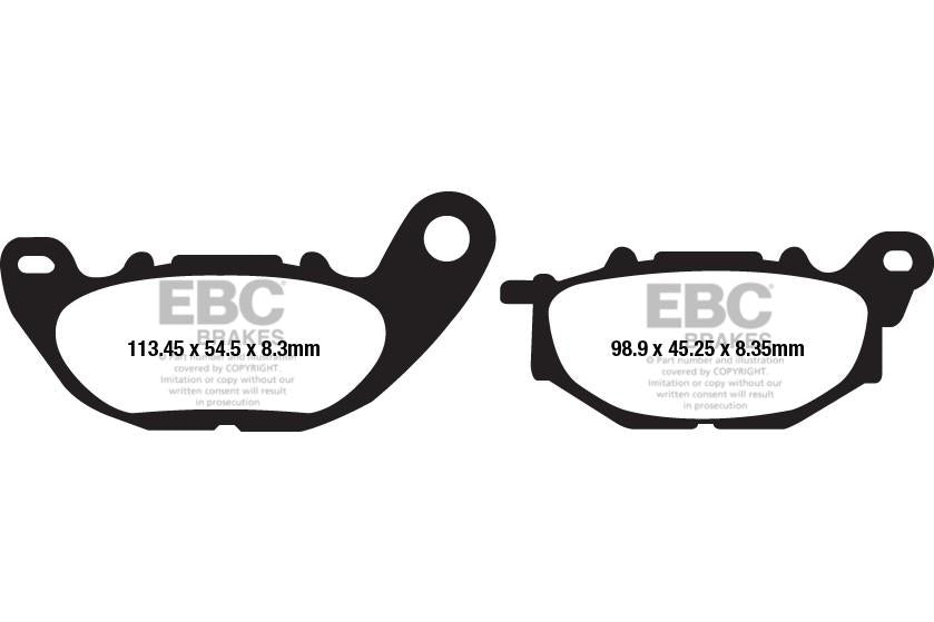 Brakes - FA663 Organic - EBC (Front)