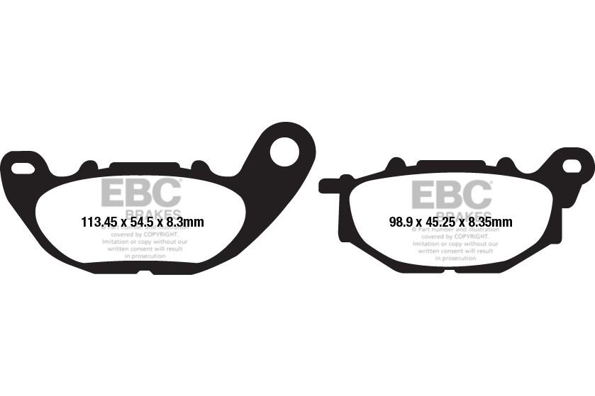 Brakes - FA663V Semi Sintered - EBC (Front)