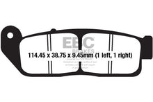 Brakes -  FA672HH Fully Sintered - EBC