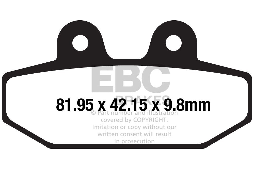 Brakes -  FA710HH Fully Sintered - EBC