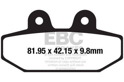 Brakes -  FA710HH Fully Sintered - EBC