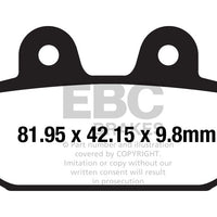 Brakes -  FA710HH Fully Sintered - EBC