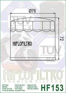 Oil Filter 153 by HI FLO.