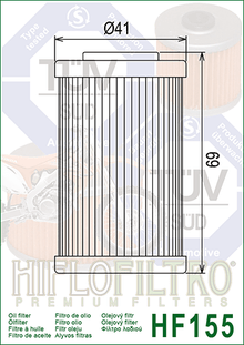 Oil Filter 155 by HI FLO.