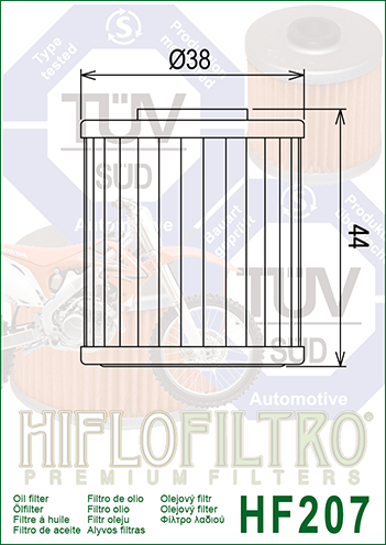 Oil Filter 207 by HI FLO.
