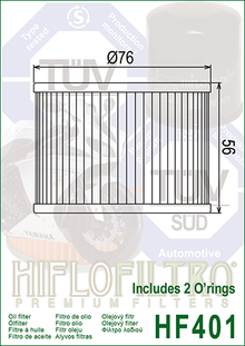 Oil Filter 401 - Hiflo