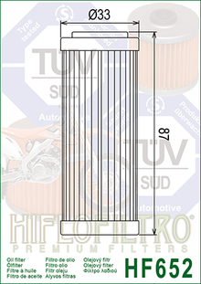 Oil Filter 652 - Hiflo