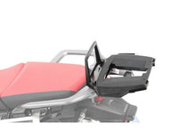 Honda CRF 1000 L Africa Twin Topcase carrier in black with mounting kit.