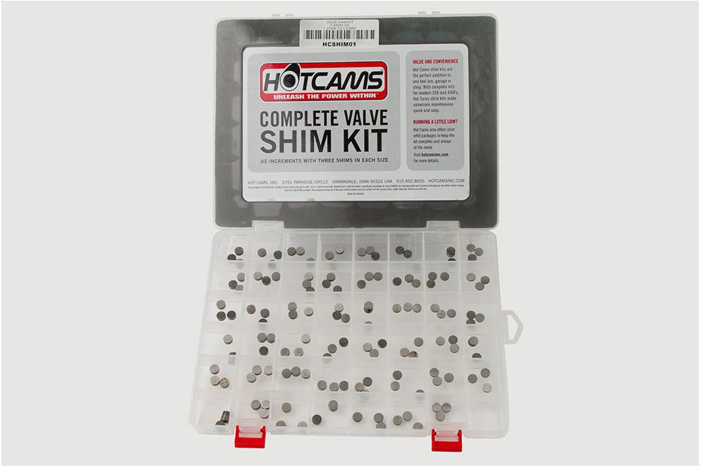Valve Shim Kits by Hot Cams.