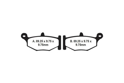 Brakes - FA419HH Fully Sintered - EBC (Rear)