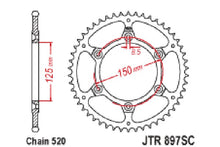 Sprockets Rear (897 - 41T) - JT