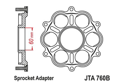 Sprockets Spares - Adaptor (760B) - JT