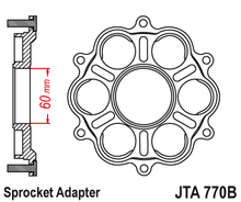 Sprockets Spares - Adaptor (770B) - JT