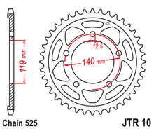 Sprockets Rear (10 - 45T) - JT