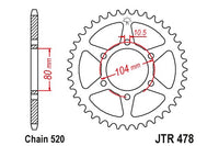 Sprockets Rear (478 - 43) - JT
