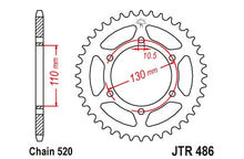 Sprockets Rear (486 - 46T) -JT