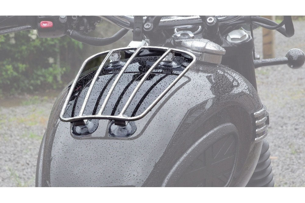 Universal Carrier Aero Parcel Rack - Stainless Steel.
