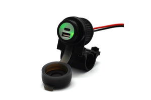 Handlebar Mounted 36W PD USB-C + QC 3.0 (Plastic)
