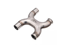 X-Pipe Lite Cat-Delete exhaust system for Triumph motorcycles, stainless steel construction, unleashes engine power.
