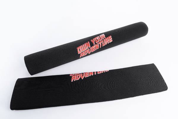 NeoPrene fork sleeves, protective covers for bike forks, prolong life of fork seals and tubes.