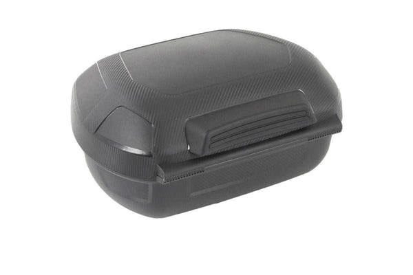Black Topcase Backrest for Orbit by Hepco & Becker Germany.