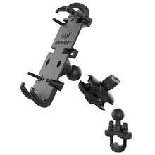 RAM Set - XL Phone Mount with Handlebar U-Bolt Base.