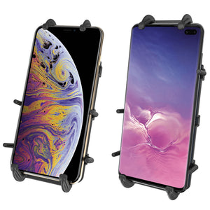 RAM Set - XL Phone Mount with Handlebar U-Bolt Base.