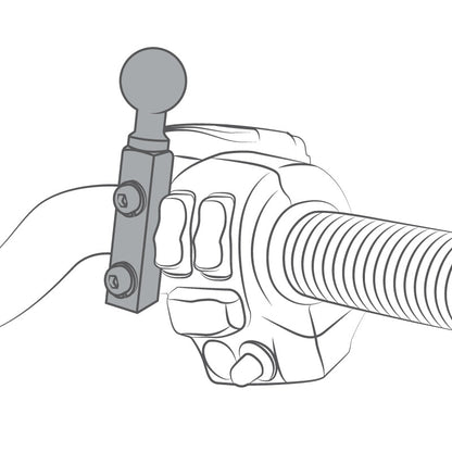 RAM Base - Brake/Clutch Reservoir  1/4"-20 Camera