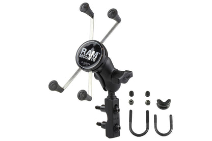 RAM Set- Large Phone Mount with Brake/Clutch Reservoir Base.